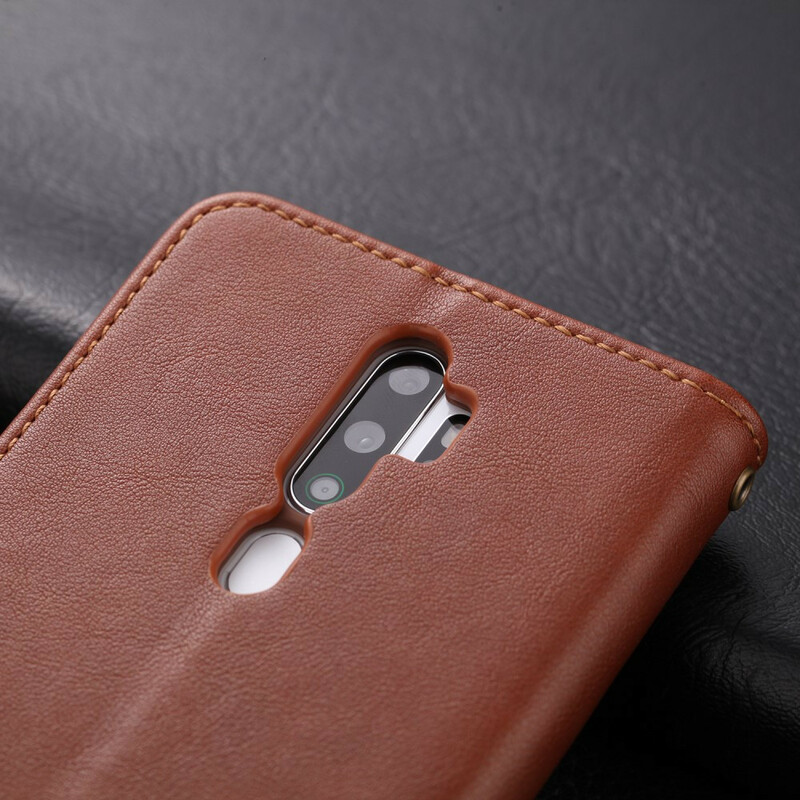 Kotelo Oppo A9 2020 AZNS Nahka vaikutus Kotelo Oppo A9 2020 AZNS Nahka vaikutus