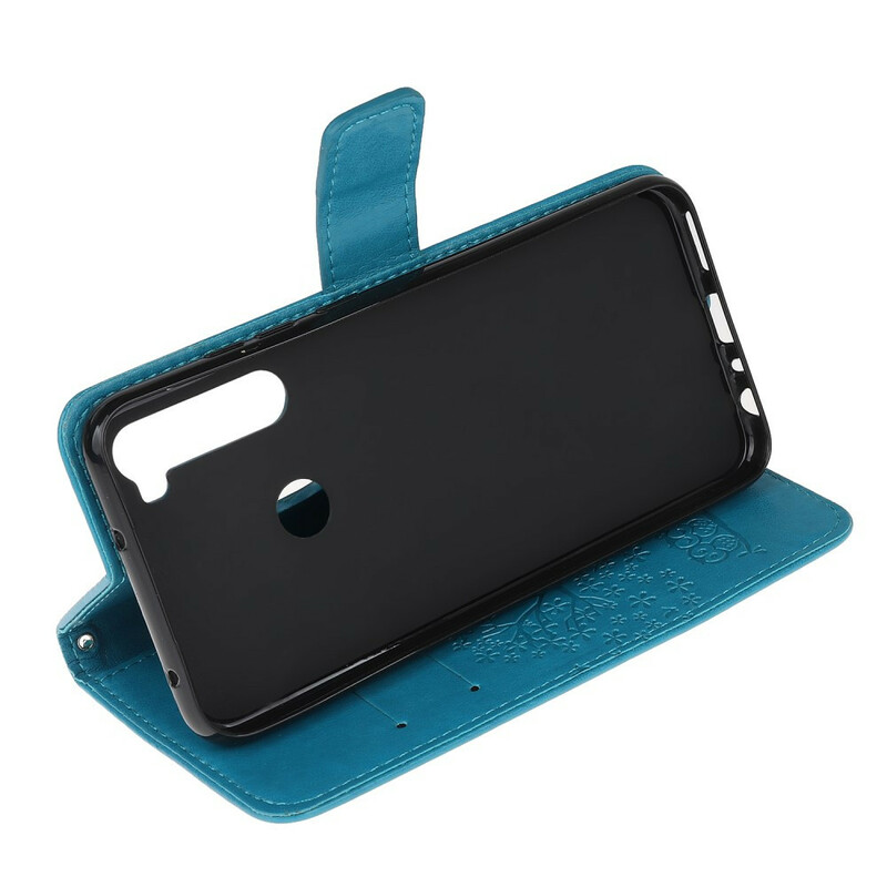 Xiaomi Redmi Note 8 puu ja pöllö hihna tapauksessa