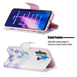 Xiaomi Redmi Note 8 Perhonen ja kukka maalattu asia