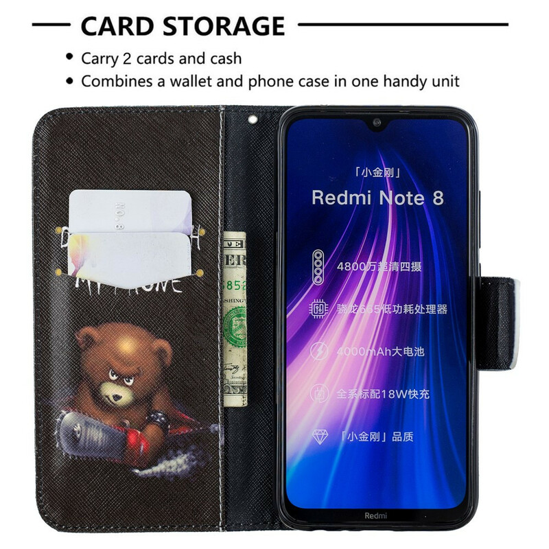 Xiaomi Redmi Note 8 vaarallinen karhu asia