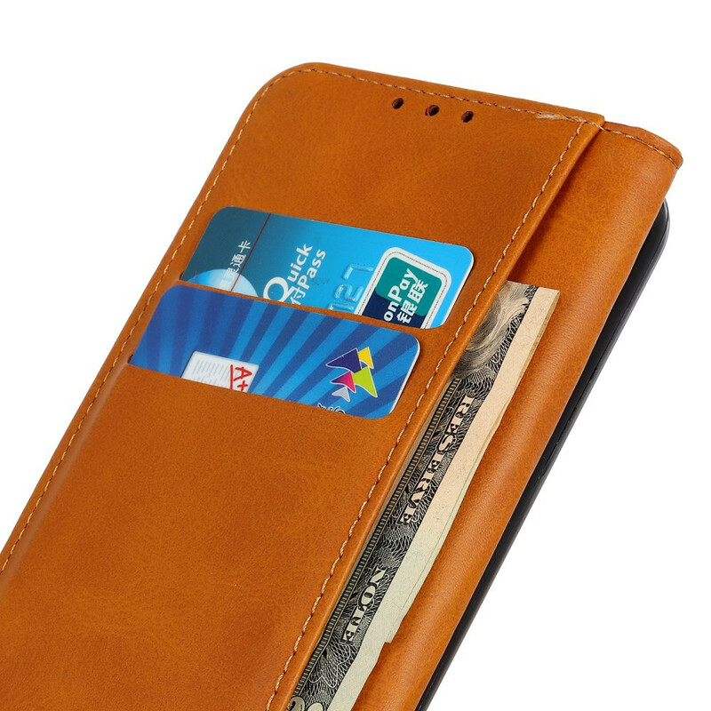 Flip Cover Xiaomi Redmi Note 8 Split Nahka Klassinen