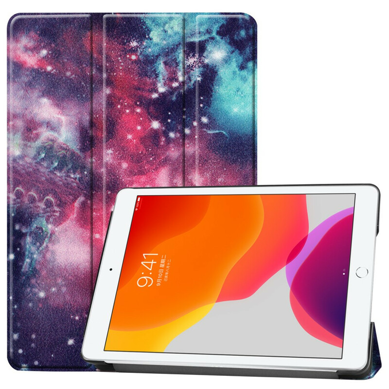 Smart Case iPad 10.2" (2019) keinonahkainen kotelo Universe