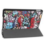 Smart Case iPad 10.2" (2019) keinonahkainen Graffiti Fun -setti