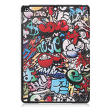 Smart Case iPad 10.2" (2019) keinonahkainen Graffiti Fun -setti