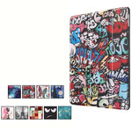 Smart Case iPad 10.2" (2019) keinonahkainen Graffiti Fun -setti