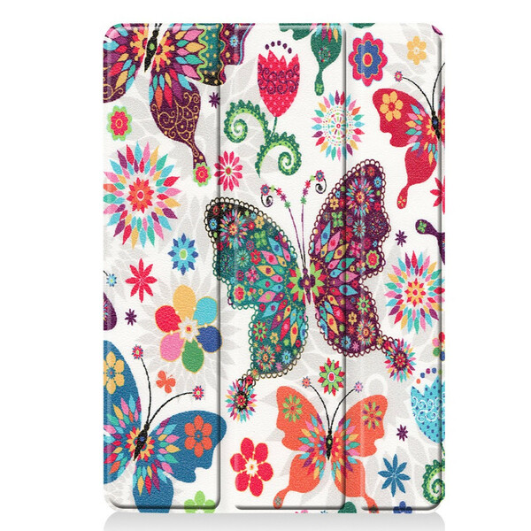 Smart Case iPad 10.2" (2019) kukka keinonahka Vintage