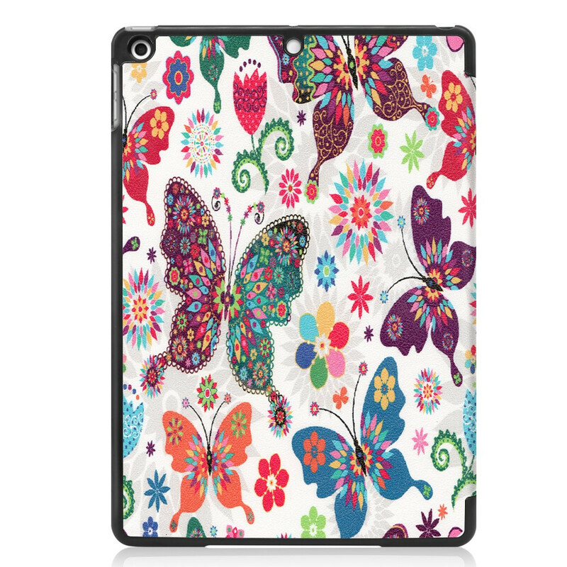 Smart Case iPad 10.2" (2019) kukka keinonahka Vintage