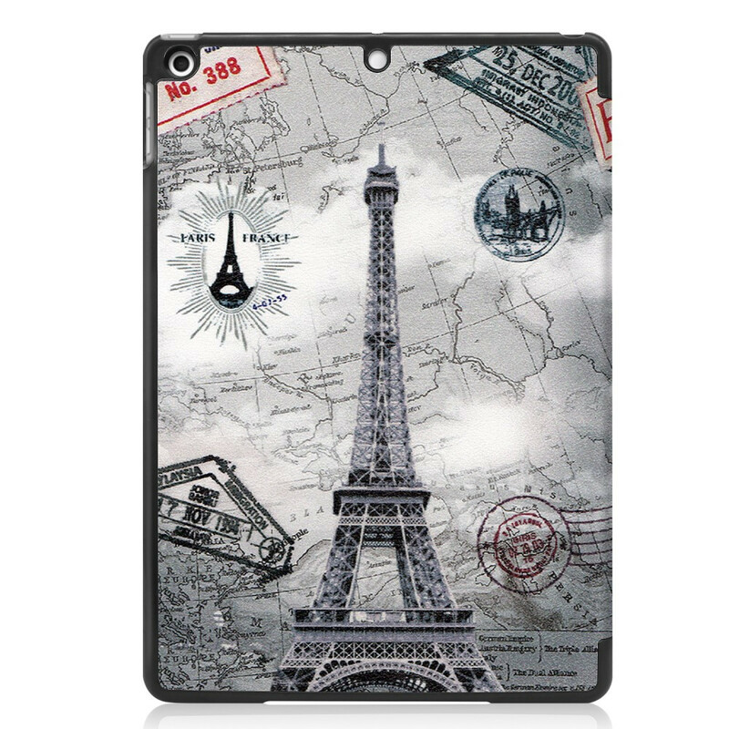 Smart Case iPad 10.2" (2019) keinonahkainen Vintage Eiffel-torni