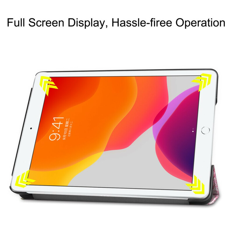 Smart Case iPad 10.2" (2019) keinonahkainen kukkakeiju