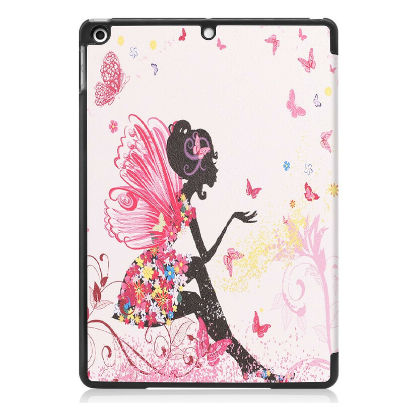 Smart Case iPad 10.2" (2019) keinonahkainen kukkakeiju (Fairy)