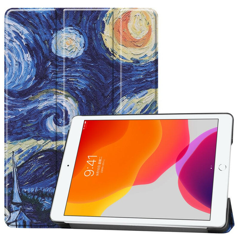 Smart Case iPad 10.2" (2019) keinonahkainen Van Gogh -kotelo
