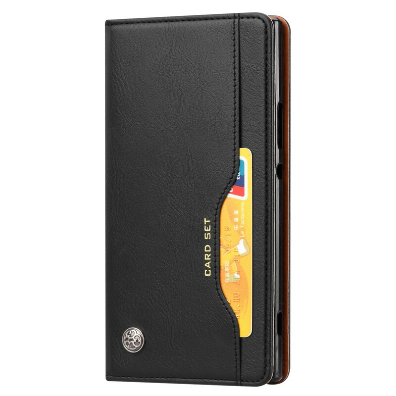 Flip Cover OnePlus 7T keinonahkainen korttikotelo