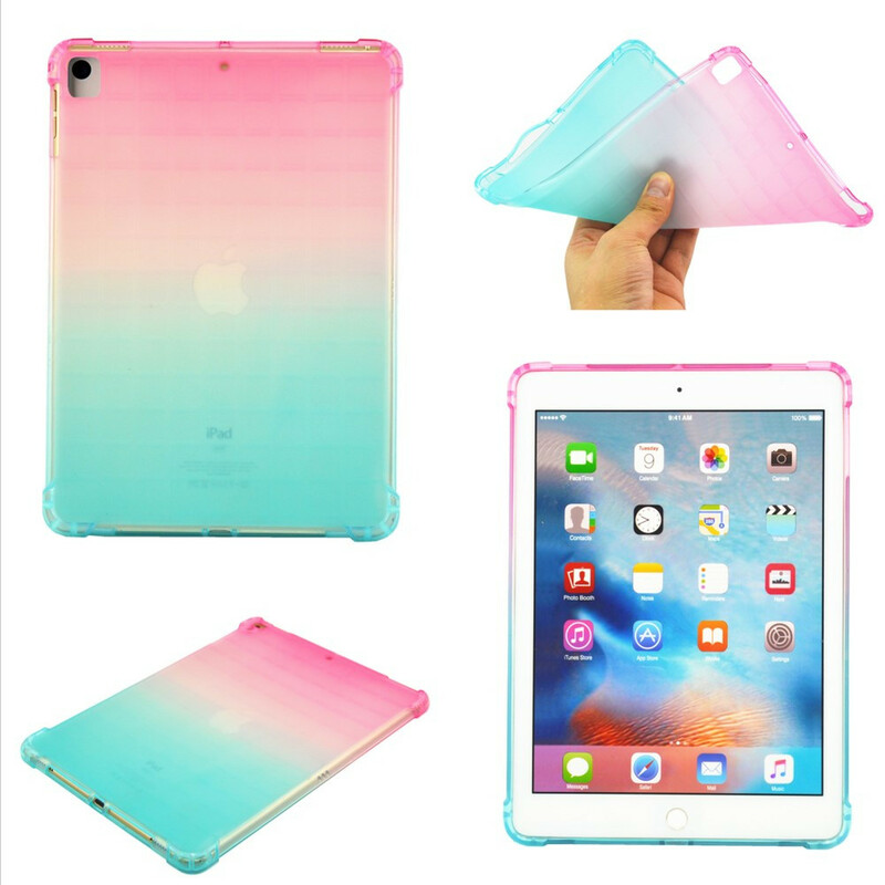iPad Cover 10.2" (2019) Silikoni Gradient Colours (Värisävyjen kaltevuus)