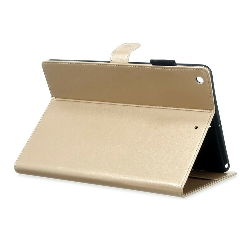 Nahkakotelo iPad 10.2" (2019) Perhonen timantit
