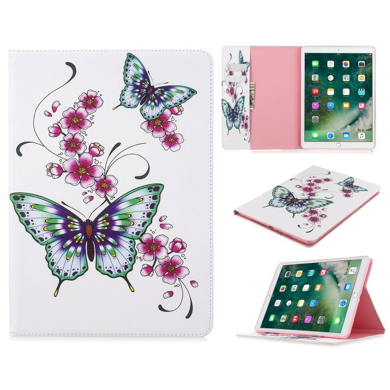 10.2" iPad Case (2019) Kauniit perhoset