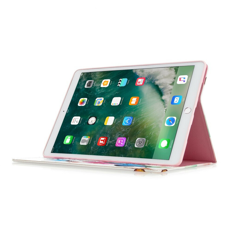 iPad 10.2" kotelo (2019) Kukkamaalaus