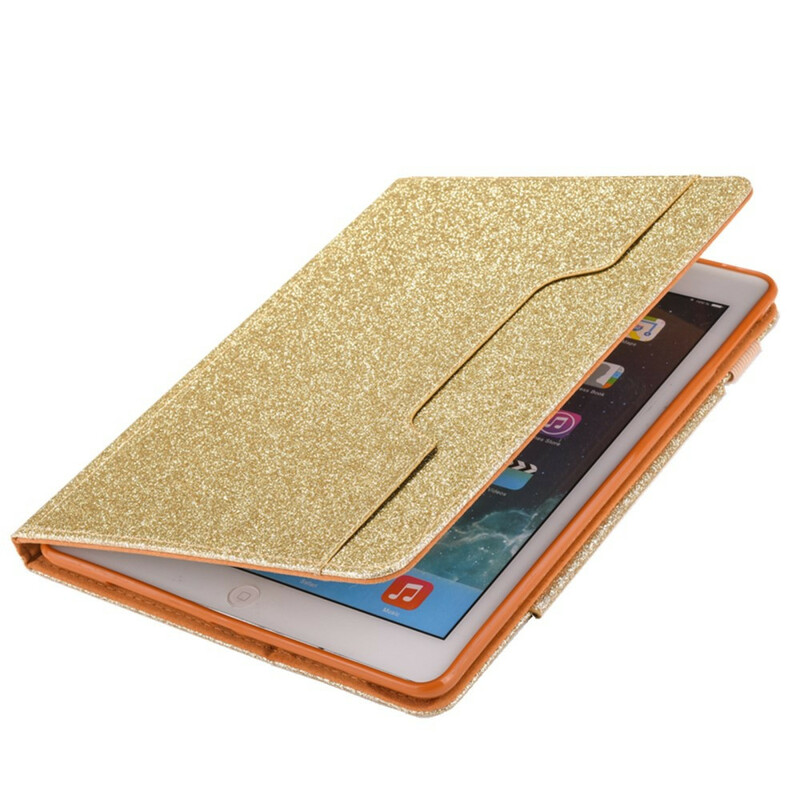 iPad Cover 10.2" (2019) Glitter Hopea lukko