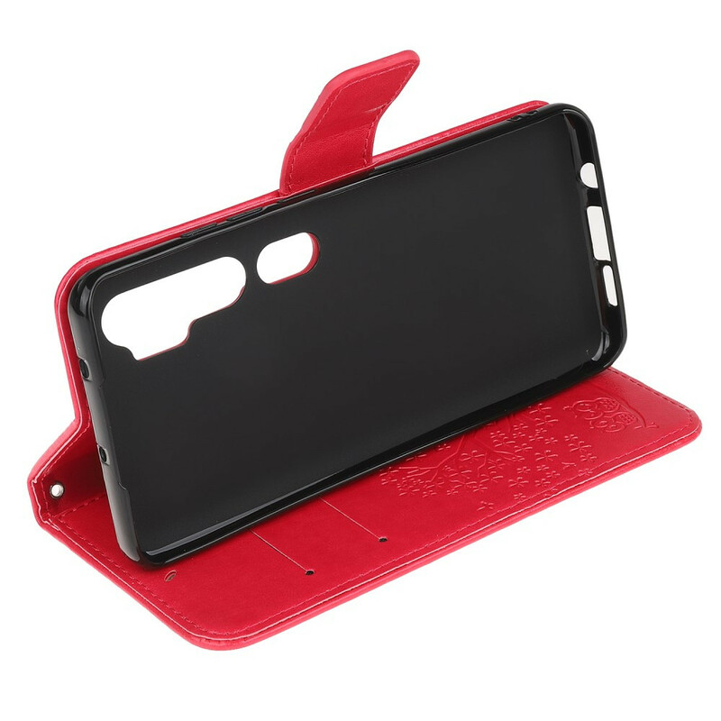 Xiaomi Mi Note 10 puu ja pöllö hihnan kotelo