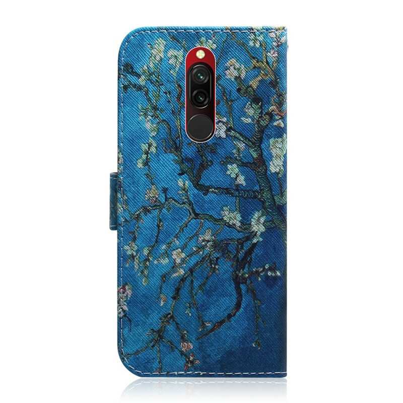 Xiaomi Redmi 8 kukka puun oksa tapauksessa