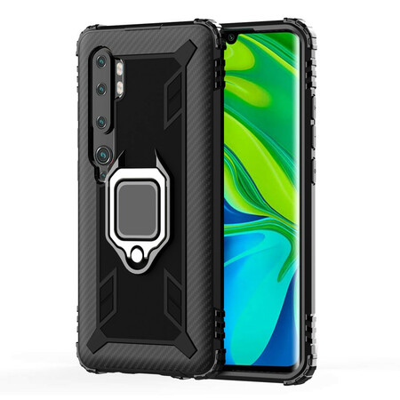 Xiaomi Mi Note 10 rengas ja hiilikuitukotelo