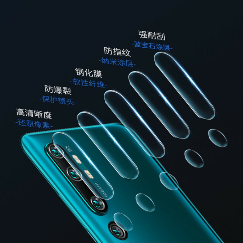 Xiaomi Mi Note 10 karkaistu lasi linssin suojaus