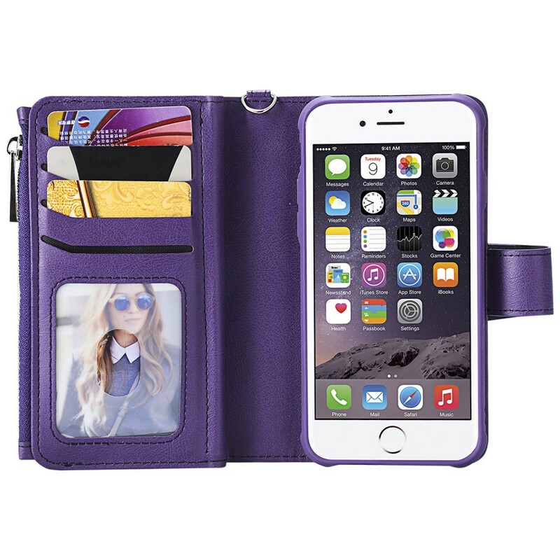 iPhone 8 / 7 / 6S / 6 irrotettava asia lompakko iPhone 8 / 7 / 6S / 6 irrotettava asia lompakko