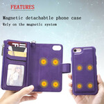 iPhone 8 / 7 / 6S / 6 irrotettava asia lompakko iPhone 8 / 7 / 6S / 6 irrotettava asia lompakko