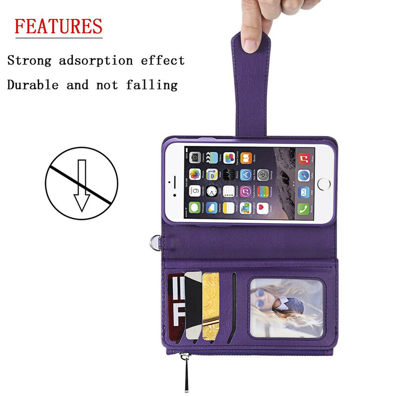 iPhone 8 / 7 / 6S / 6 irrotettava asia lompakko iPhone 8 / 7 / 6S / 6 irrotettava asia lompakko