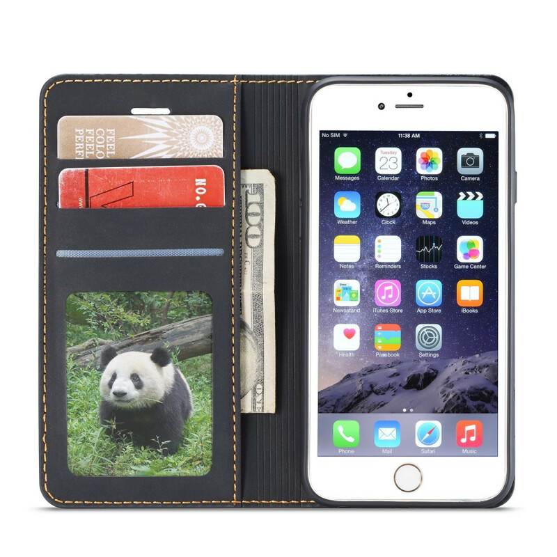 Flip Cover iPhone 8 Plus / 7 Plus keinonahka FORWENW Flip Cover iPhone 8 Plus / 7 Plus keinonahka FORWENW