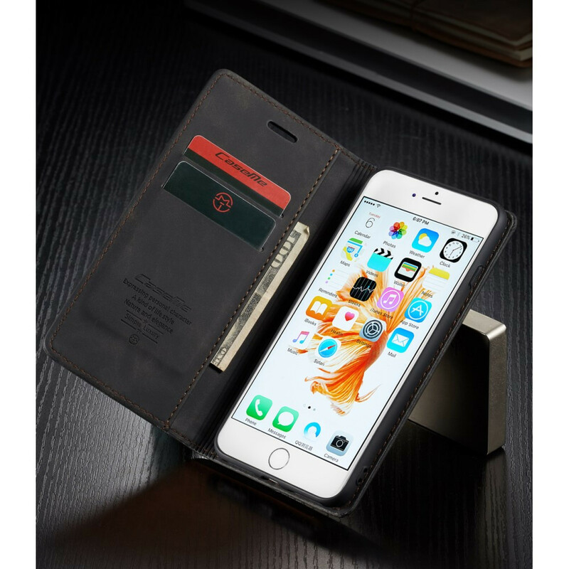 Flip Cover iPhone 6/6S CASEME keinonahkainen suojus