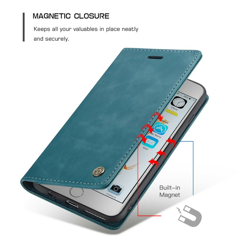 Flip Cover iPhone 6/6S CASEME keinonahkainen suojus