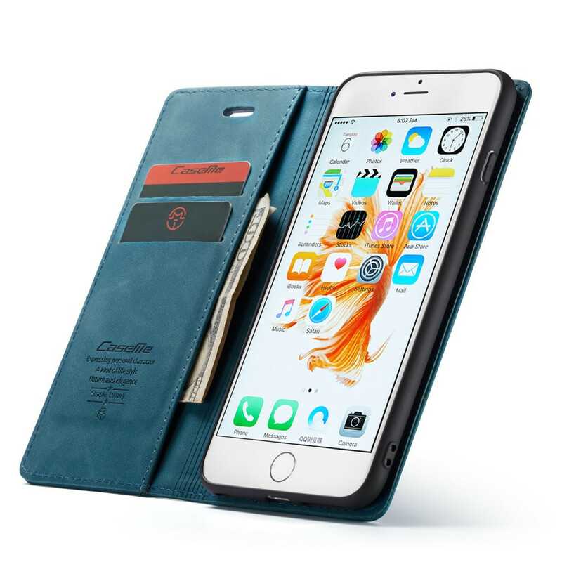 Flip Cover iPhone 6/6S CASEME keinonahkainen suojus