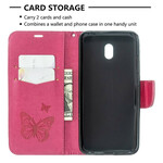 Xiaomi Redmi 8A Butterfly painettu hihna tapauksessa