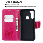 Xiaomi Redmi Note 8T Perhonen painettu hihna tapauksessa