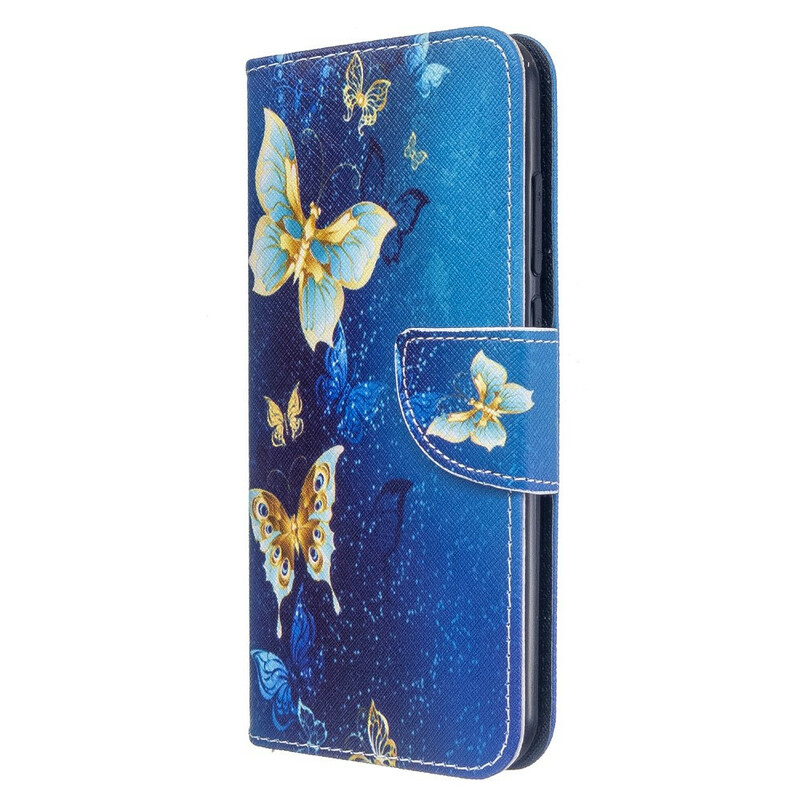 Xiaomi Redmi Note 8T Gold Butterfly Case