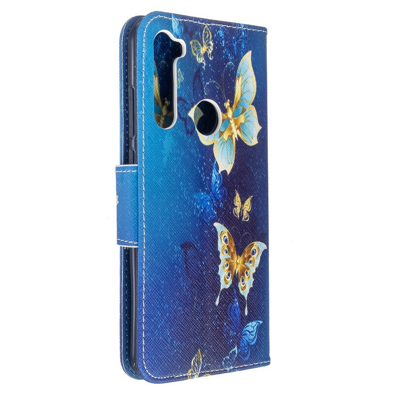 Xiaomi Redmi Note 8T Gold Butterfly Case