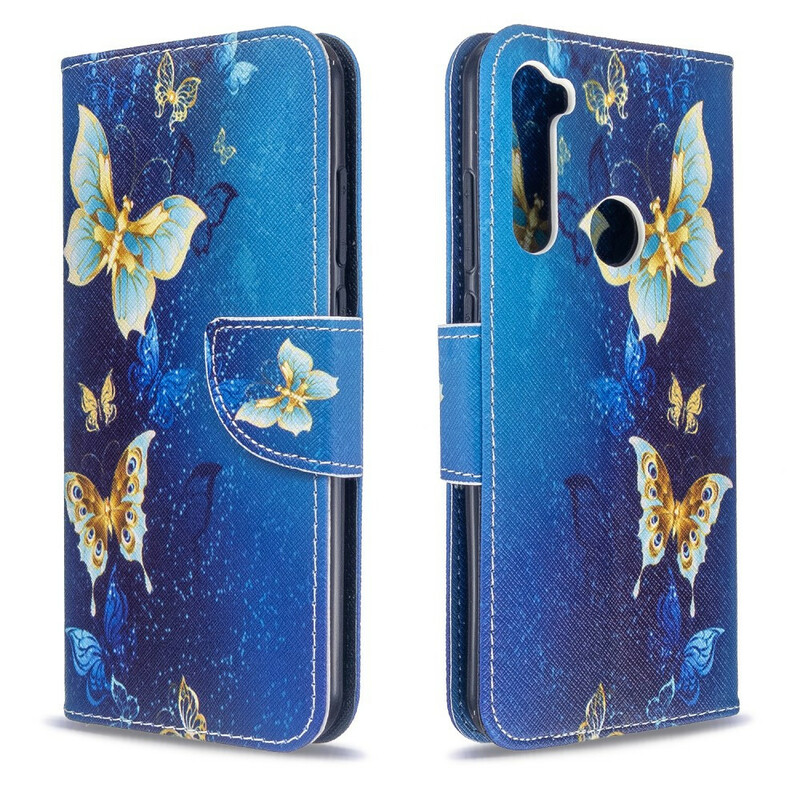 Xiaomi Redmi Note 8T Gold Butterfly Case