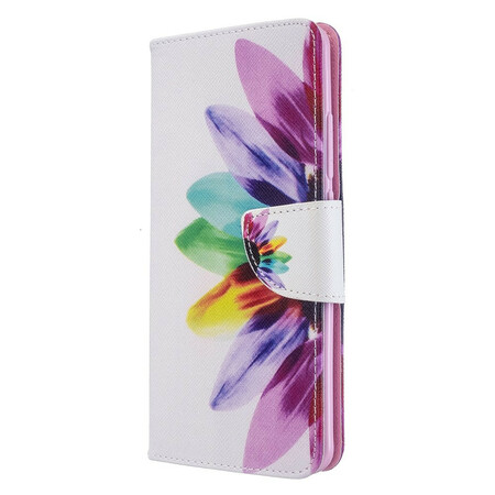 Xiaomi Mi Note 10 akvarelli kukka kotelo