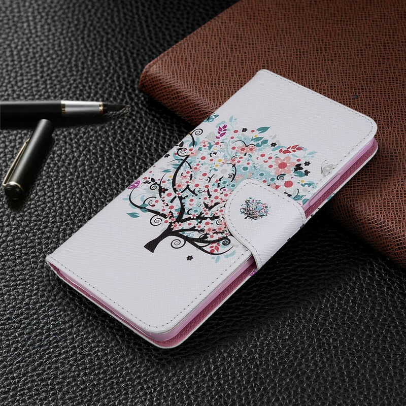 Xiaomi Mi Note 10 Kotelo Kukkainen puu