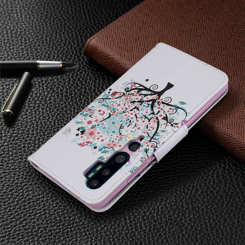 Xiaomi Mi Note 10 Kotelo Kukkainen puu