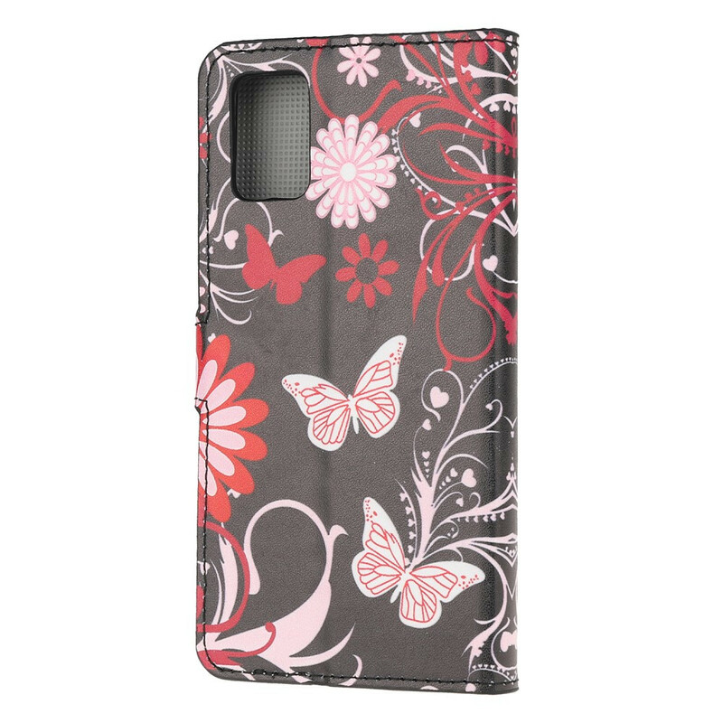 Samsung Galaxy A51 Case Perhoset ja kukat