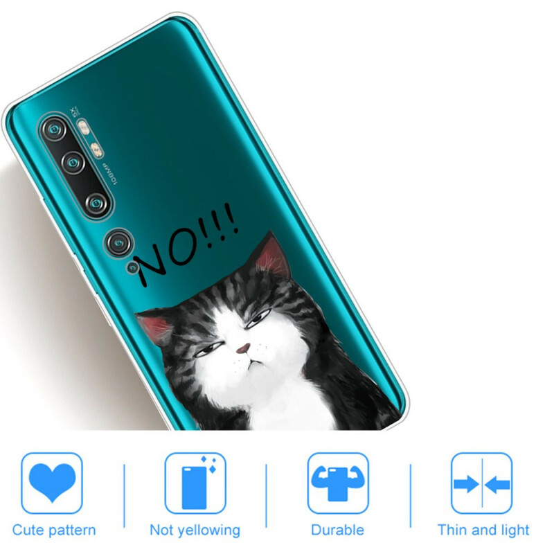 Xiaomi Mi Note 10 Case Kissa, joka sanoo ei