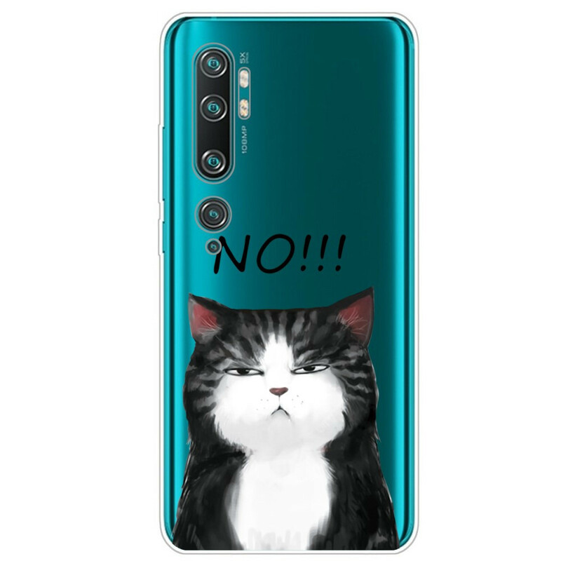 Xiaomi Mi Note 10 Case Kissa, joka sanoo ei