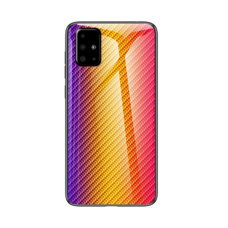 Samsung Galaxy A51 Hiilikuitu karkaistu lasi Case
