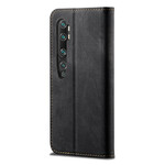 Flip Cover Xiaomi Mi Note 10 farkku kangas