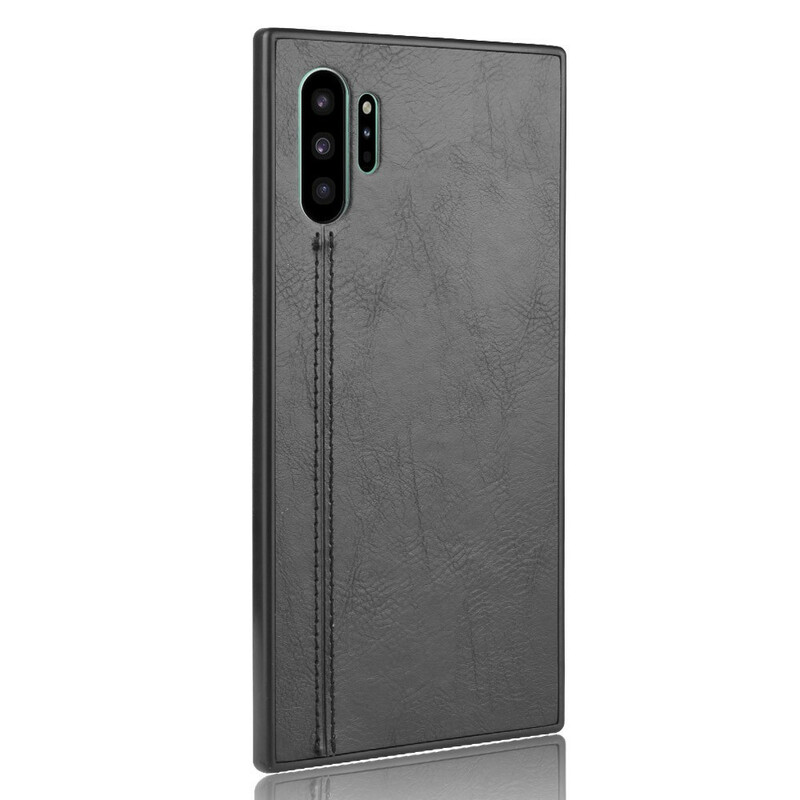 Samsung Galaxy Note 10 Plus Nahka Style Case ompelemalla