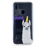 Kansi Huawei P Smart 2019 Läpinäkyvä Lama Unicorn (yksisarvinen)