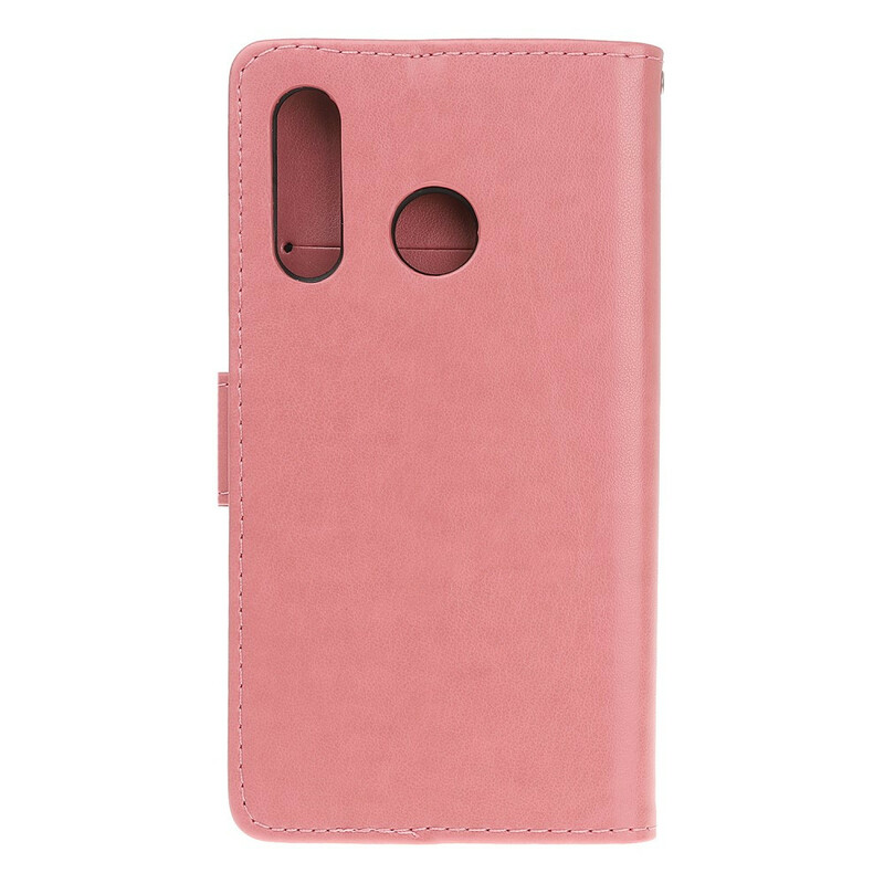 2019 Huawei P Smart Case Perhoset ja kukat hihnalla 2019 Huawei P Smart Case Perhoset ja kukat hihnalla