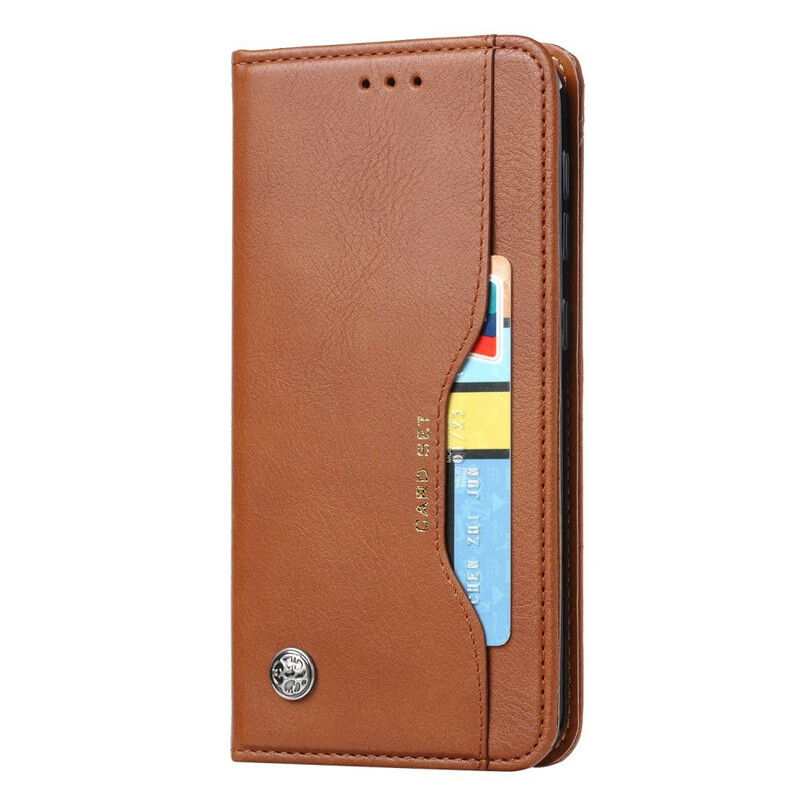 Flip Cover Samsung Galaxy A20e keinonahkainen korttikotelo