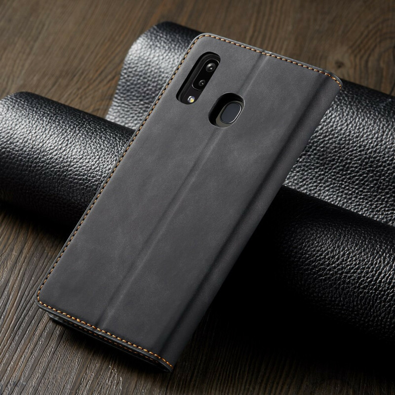 Flip Cover Samsung Galaxy A20e Nahka Effect FORWENW Flip Cover Samsung Galaxy A20e Nahka Effect FORWENW